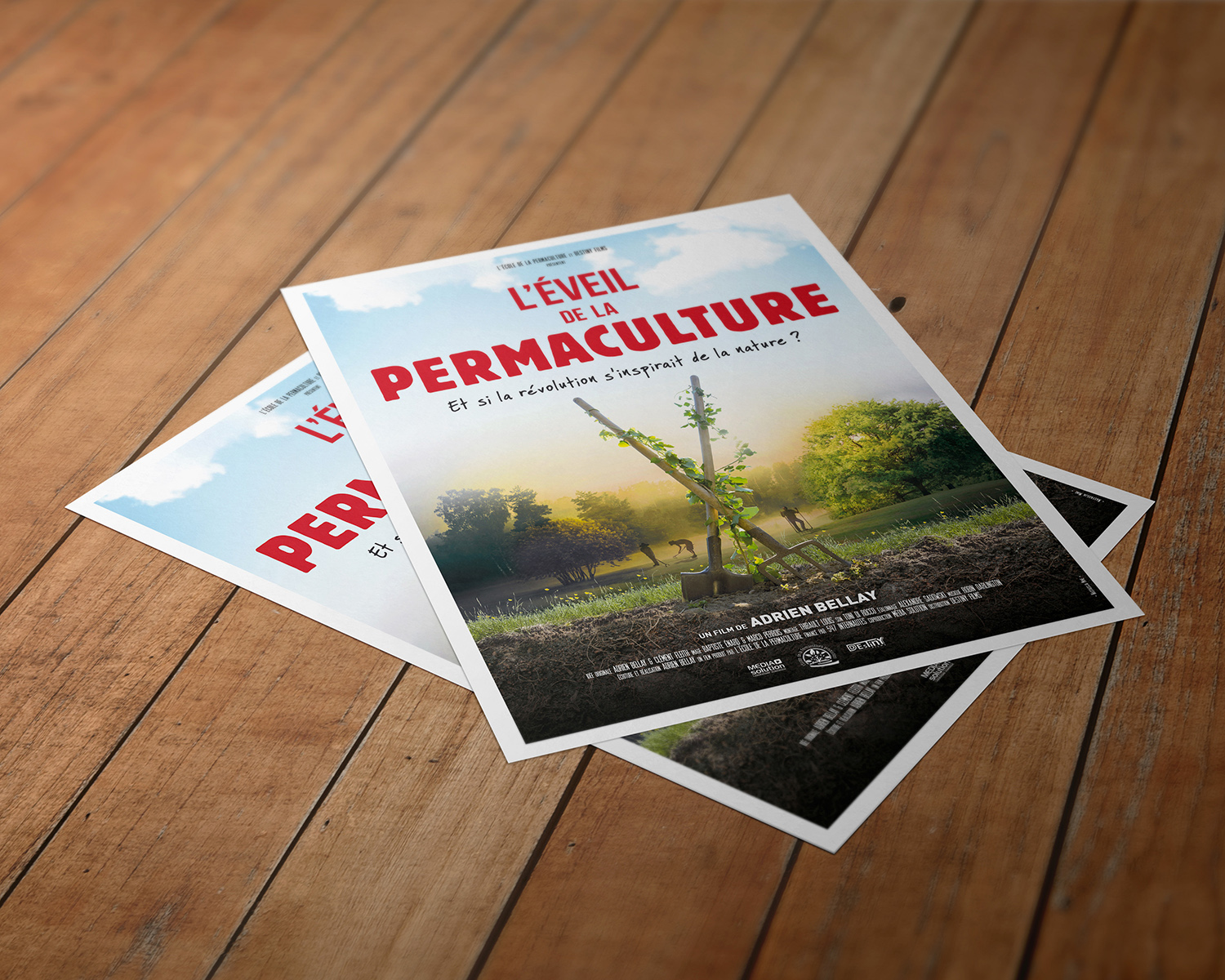 flyer de l'éveil de la permaculture